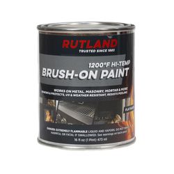 Rutland Black High Heat Paint 16 oz