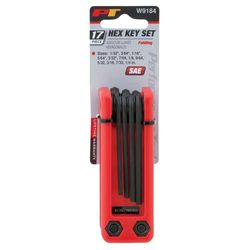 Performance Tool SAE Fold-Up Hex Key Set 17 pc