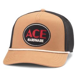 Ace Vintage Threads Valin Hat Baseball Cap Black and Hazel One Size Fits Most