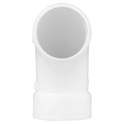 Charlotte Pipe Schedule 40 1-1/2 in. Spigot X 1-1/2 in. D Hub PVC 90 Degree Elbow 1 pk