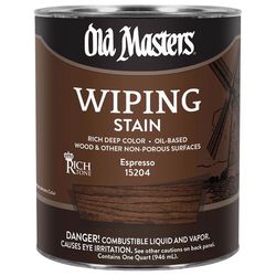 Old Masters Semi-Transparent Espresso Oil-Based Wiping Stain 1 qt