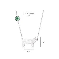 Montana Silversmiths Women's 4H PiG Showman Necklace