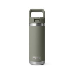 YETI Rambler 18 oz Pampa Green BPA Free Bottle with Straw Cap