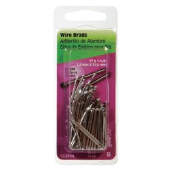 HILLMAN Anchor Wire 17 Ga. X 1-1/4 in. L Bright Steel Brad Nails 1 pk 2 oz