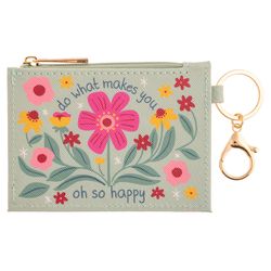 Karma Small Leather Zip ID Holder