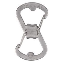 Nite Ize S-Biner Stainless Steel Silver S-Biner S-Biner