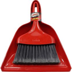 Libman 10 in. W Fine Recycled PET Broom with Dustpan