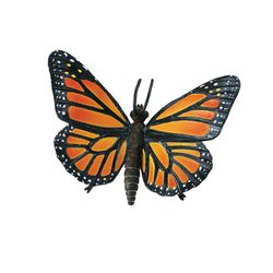 Safari Ltd. Incredible Creatures Monarch Butterfly Toy Multicolored