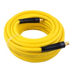 CRAFTSMAN 50 ft. L X 3/8 in. D Hybrid Polymer Air Hose 300 psi Yellow