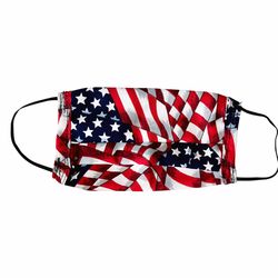 AmeriMask American Flag Face Mask Multicolored 1 pk