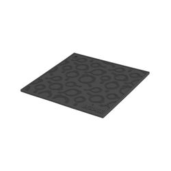 Lodge Black Kitchen Silicone Trivet With Skillet Pattern