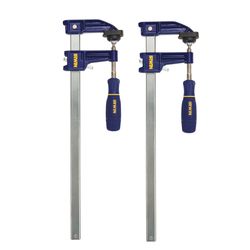 Irwin 12 in. X 2-1/2 in. D F Clamp Set 600 lb 2 pk