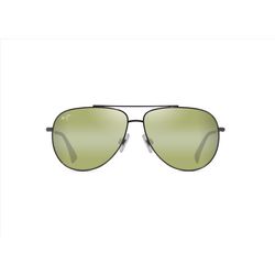 Maui Jim Hauoli Sunglasses Unisex Shiny Dark Ruthenium Frame Maui HT Lens Polarized