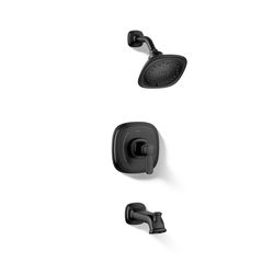 Kohler Envelu Matte Black Tub and Shower Faucet