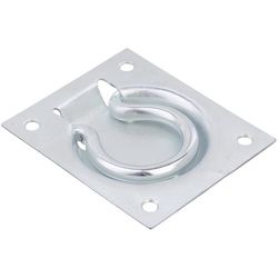 Ace Chest Ring Flush Pull Zinc Plated Silver 1 pk