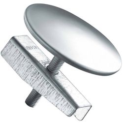 PlumbCraft Faucet Hole Cover For Universal Silver Stainless Steel 1 pc
