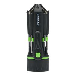 LitezAll 15 lm Black/Green LED Flashlight AAA Battery