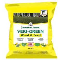 Jonathan Green Veri-Green Weed and Feed Weed &amp; Feed Lawn Food For All Grasses 5000 sq ft