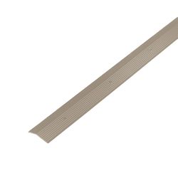 M-D Building Products 0.3 in. H X 1.375 in. W X 72 in. L Prefinished Pewter Aluminum Carpet Trim