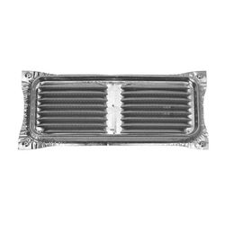 Gibraltar Building Products 8 in. H X 17 in. W Silver Galvanized Steel Foundation Sidewall Vent