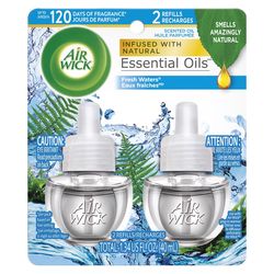 Air Wick Fresh Waters Scent Air Freshener Oil Refill 0.67 oz Liquid