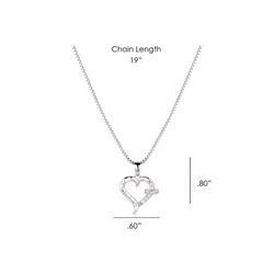 Montana Silversmiths Women's With Love Heart Necklace