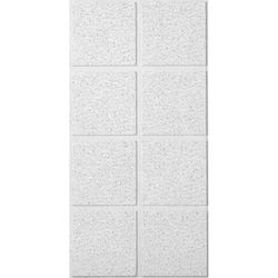 USG Ceilings Radar Illusion Non-Directional 48 in. L X 24 in. W 3/4 in. Shadow Line Tapered Ceiling