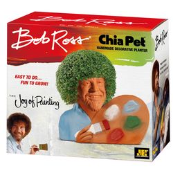 Chia Pet Bob Ross Palette Decorative Planter Clay 1 pk