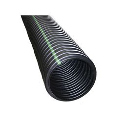 Advanced Drainage Systems 3 in. D X 10 ft. L Polyethylene Slotted Single Wall Perforated Drain Pipe