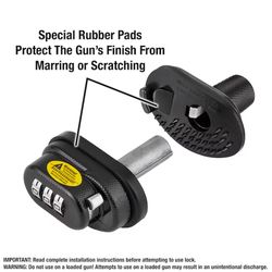 Master Lock 94DSPT Set Your Own Combination Trigger Lock 3.24 in. H X 3.75 in. W Steel 3-Dial Combin