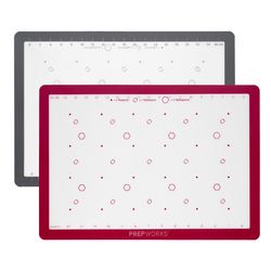 Progressive Prepworks 16.5 in. W X 11.5 in. L Baking Mat Clear 2 pc