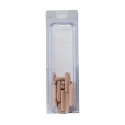 Eazypower Isomax Fluted Birch Dowel Pin 1/4 in. D X 1-1/4 in. L 36 pk
