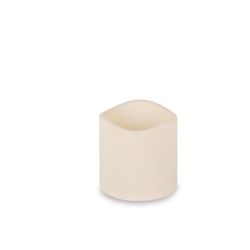 Gerson Everlasting Glow Bisque No Scent LED Outdoor Flameless Flickering Candle