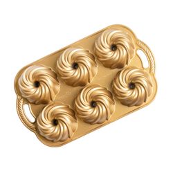 Nordic Ware 15 in. W X 8 in. L Swirl Bundt Pan Gold