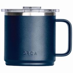 ORCA Camper 16 oz Navy BPA Free Insulated Tumbler with Travel Lid