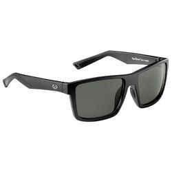 Flying Fisherman Swirl Sunglasses Unisex Matte Black Frame Smoke Lens Polarized