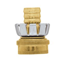 Orbit 5/8 in. Brass/Stainless Steel Threaded Female Clinch Hose Mender