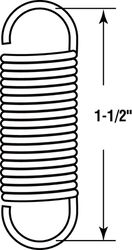 Prime-Line 1-1/2 in. L X 7/16 in. D Extension Spring 2 pk