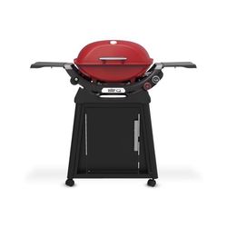 Weber Q 2800N+ w/Cart 1500391 2 Burner Liquid Propane Grill Flame Red