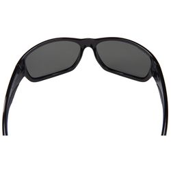 Seachoice Neptune Sunglasses Unisex Shiny Black Frame Grey Lens Polarized