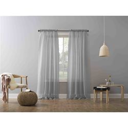 No. 918 Erica Silver Curtain 51 in. W X 84 in. L