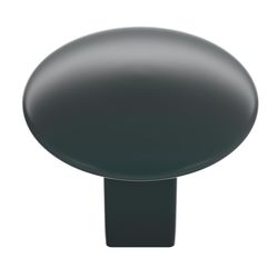 Amerock Riva Contemporary Oval Cabinet Knob 1-1/16 in. Matte 1 pk