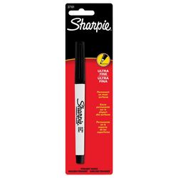 Sharpie Black Ultra Fine Tip Permanent Marker 1 pk
