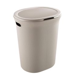 Superio Brand Brown Plastic Laundry Hamper