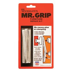 Woodmate's Mr. Grip 1/2 in. D X 4 in. L Steel Screw Hole Repair Kit 1 pk