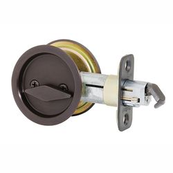 Kwikset Venetian Bronze Passage Lockset 1-3/8 in.