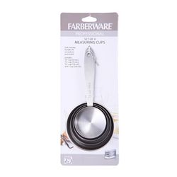 Farberware Stainless Steel Silver Measuring Cup Set