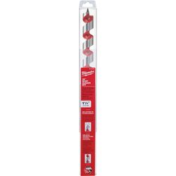 Milwaukee 1-1/4 in. D X 18 in. L Ship Auger Bit Hardened Steel 1 pc