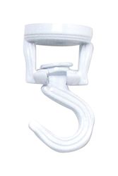 Panacea White Steel 3-9/16 in. H Swivel Swag Hook 1 pk