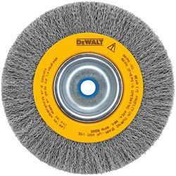 DeWalt 6 in. Fine Crimped Bench Grinder Wire Wheel Metal 6000 rpm 1 pc